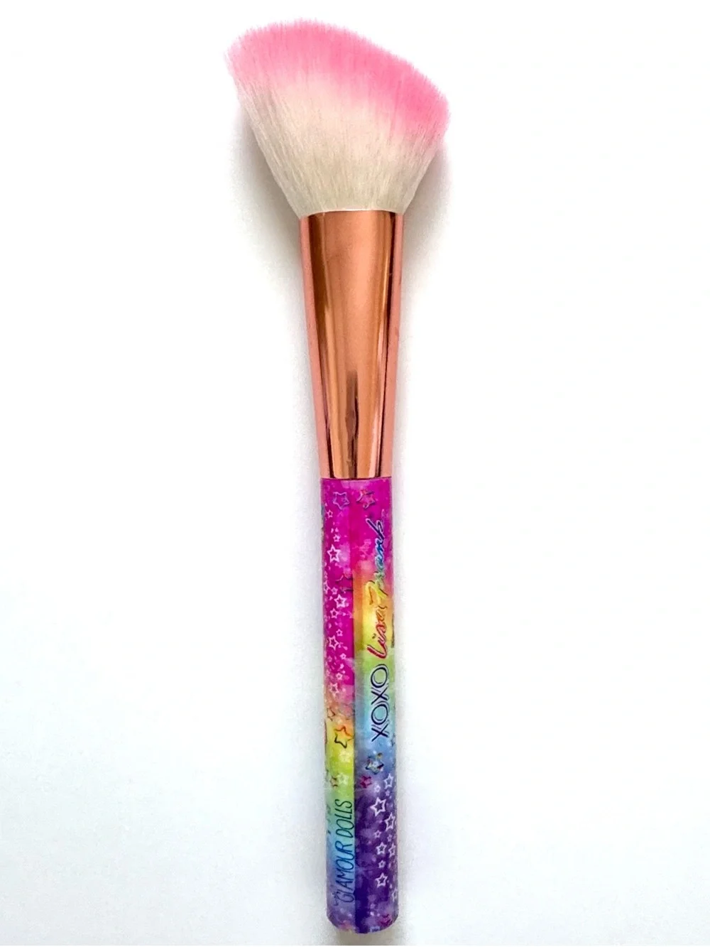 LISA FRANK Tiger Green Clipboard Storage Case & Glamour Dolls Blush Brush